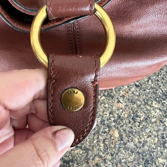 Frye brown leather satchel bag - Picture 2 of 4
